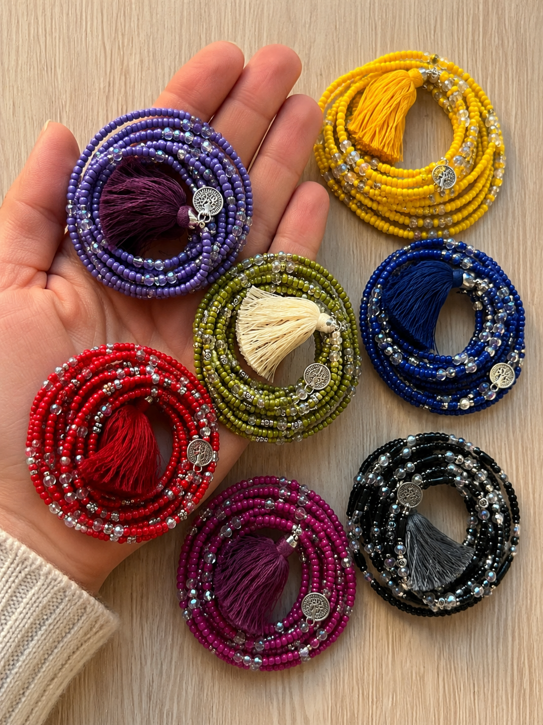 Lilac handcrafted jewellery